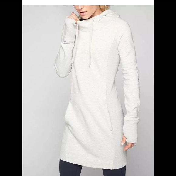 Athleta Dresses & Skirts - ❤️Athleta Hayes Hoodie Dress-Heather Grey❤️